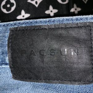 PACSUN MENS MOTO STACKED SKINNY JEANS